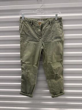 Zara Olive Green Women's Chino Pants Size 4